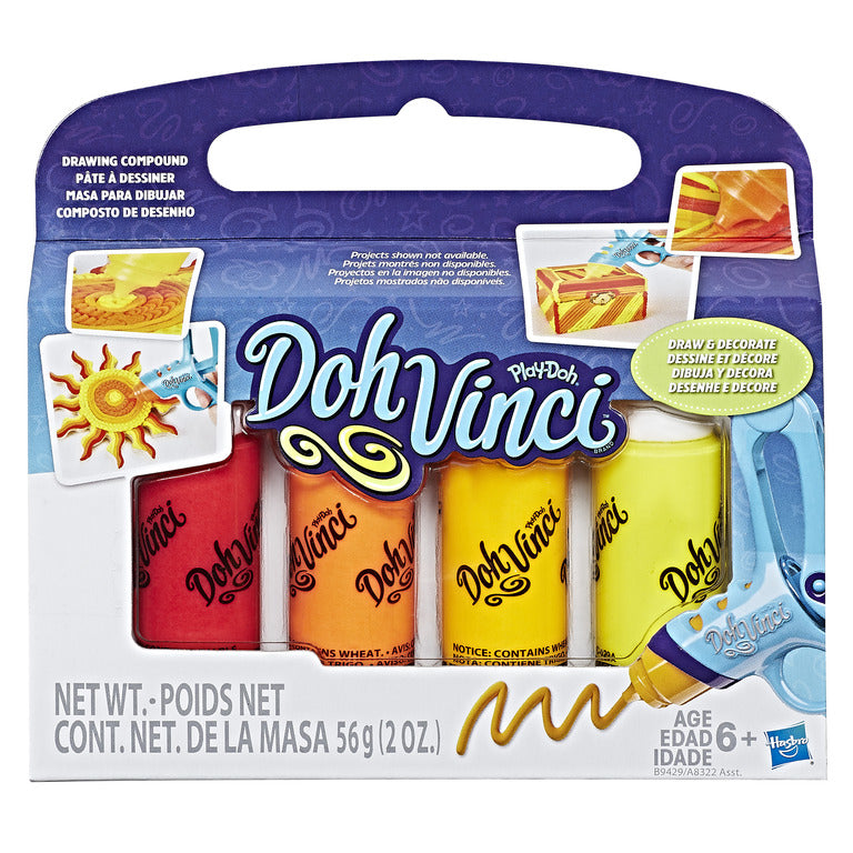 Dohvinci 4-Pack Of Drawing Compound Tubes Assortment