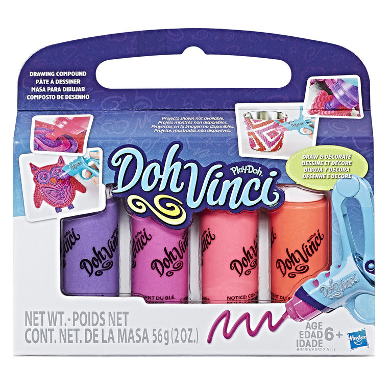 Dohvinci 4-Pack Of Drawing Compound Tubes Assortment