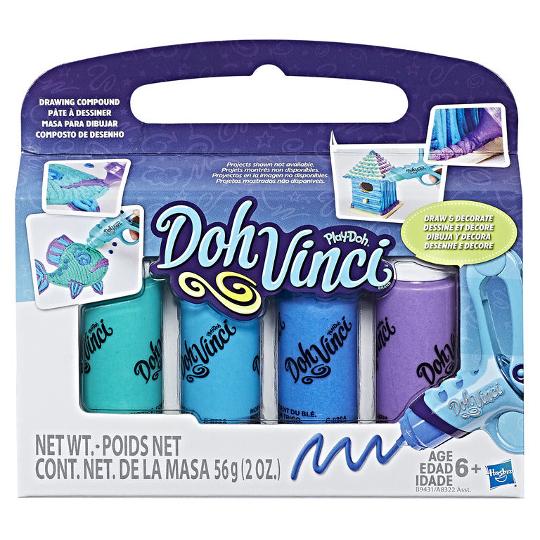 Dohvinci 4-Pack Of Drawing Compound Tubes Assortment