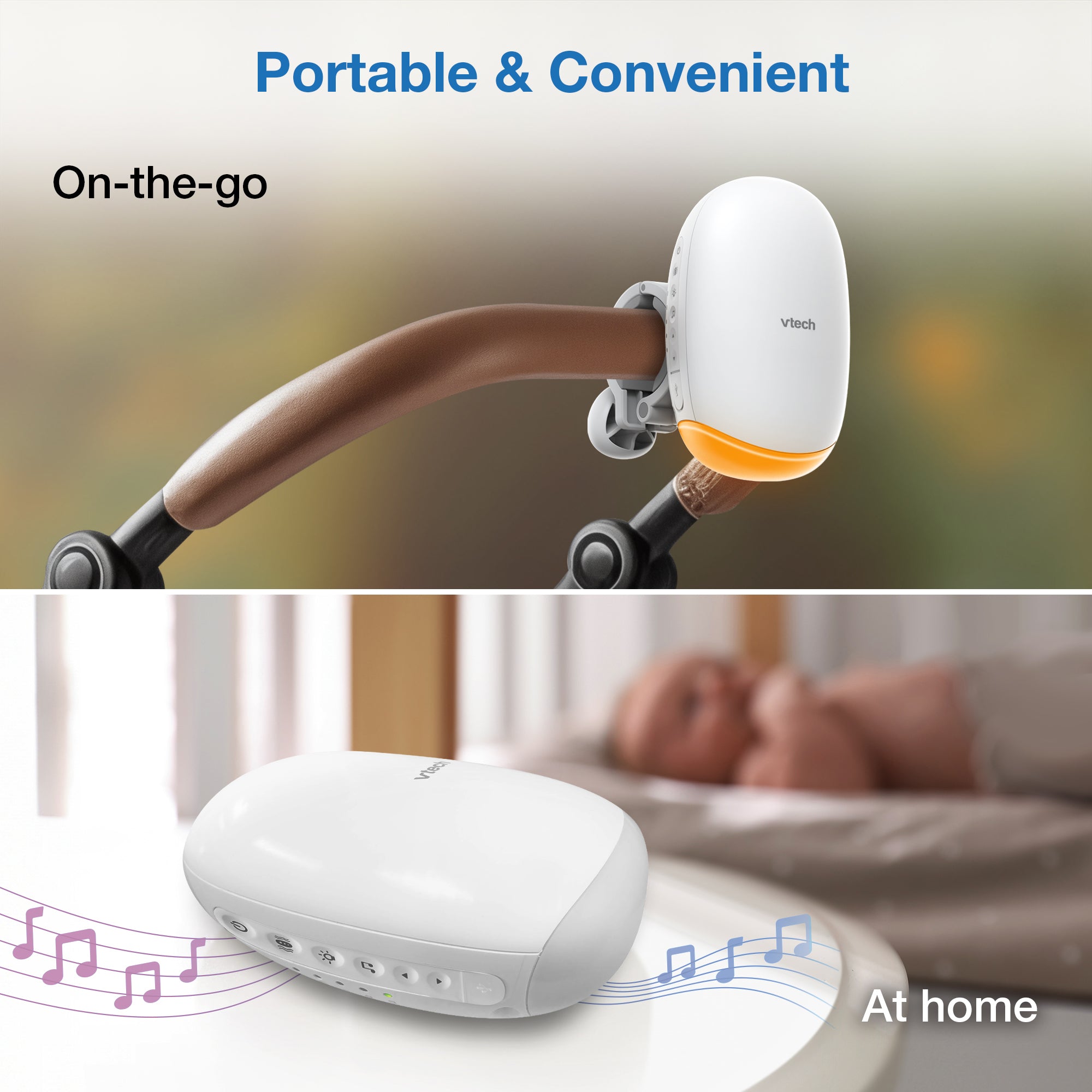 V-Hush™ Rocker Sound & Motion Stroller Soother