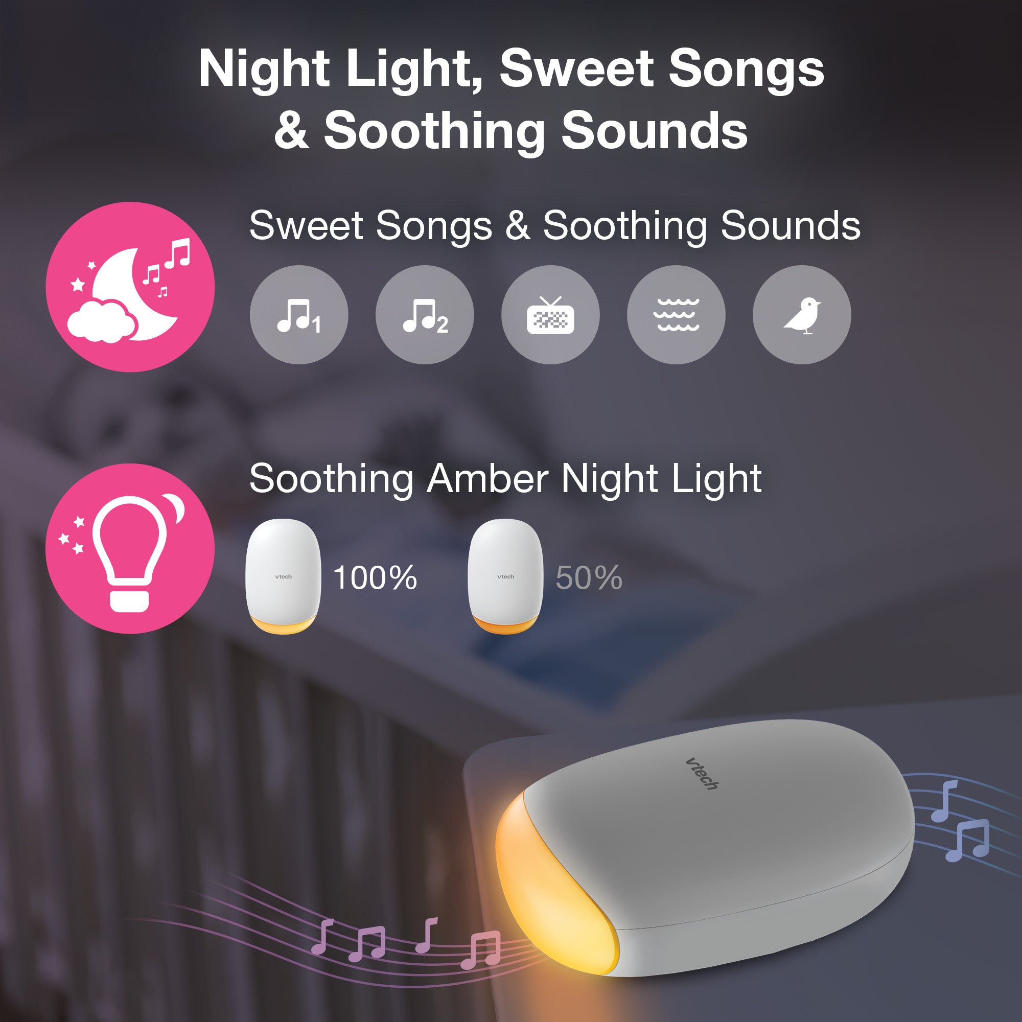 V-Hush™ Rocker Sound & Motion Stroller Soother