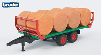 Bruder 1:16 Bale Trailer With Bales