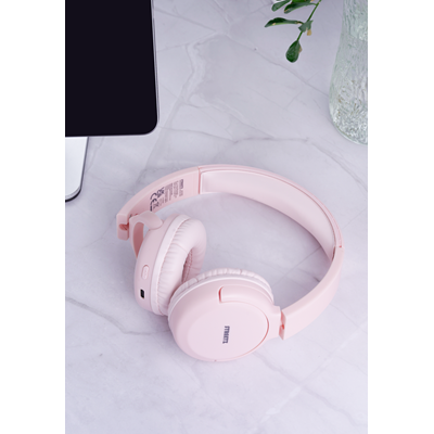 Streetz Hl-Bt402 Bluetooth On Ear Headphones Pink