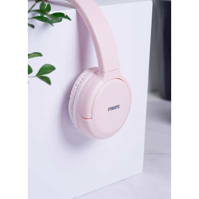 Streetz Hl-Bt402 Bluetooth On Ear Headphones Pink