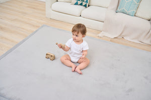 Babyzee Memory Foam Play Mat - Grey