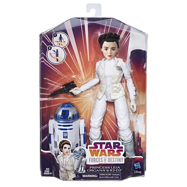 Star Wars Forces Of Destiny Princess Leia Organa & R2-D2 Figures