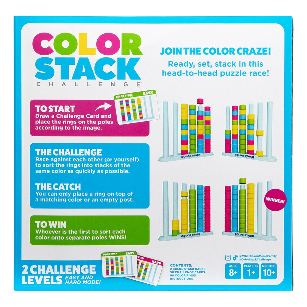 Colour Stack Challenge Family Game