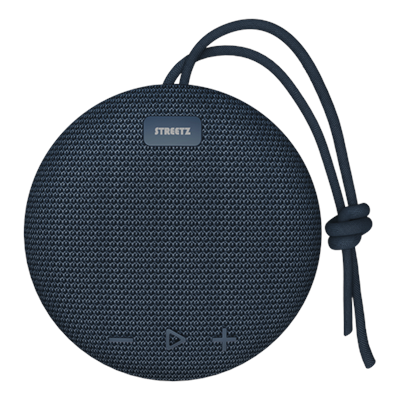 Streetz Waterproof Bluetooth Speaker Black