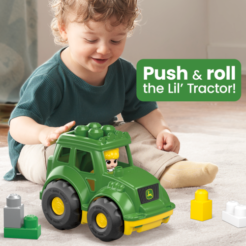 Mega Bloks John Deere Building Toy Blocks Lil Tractor