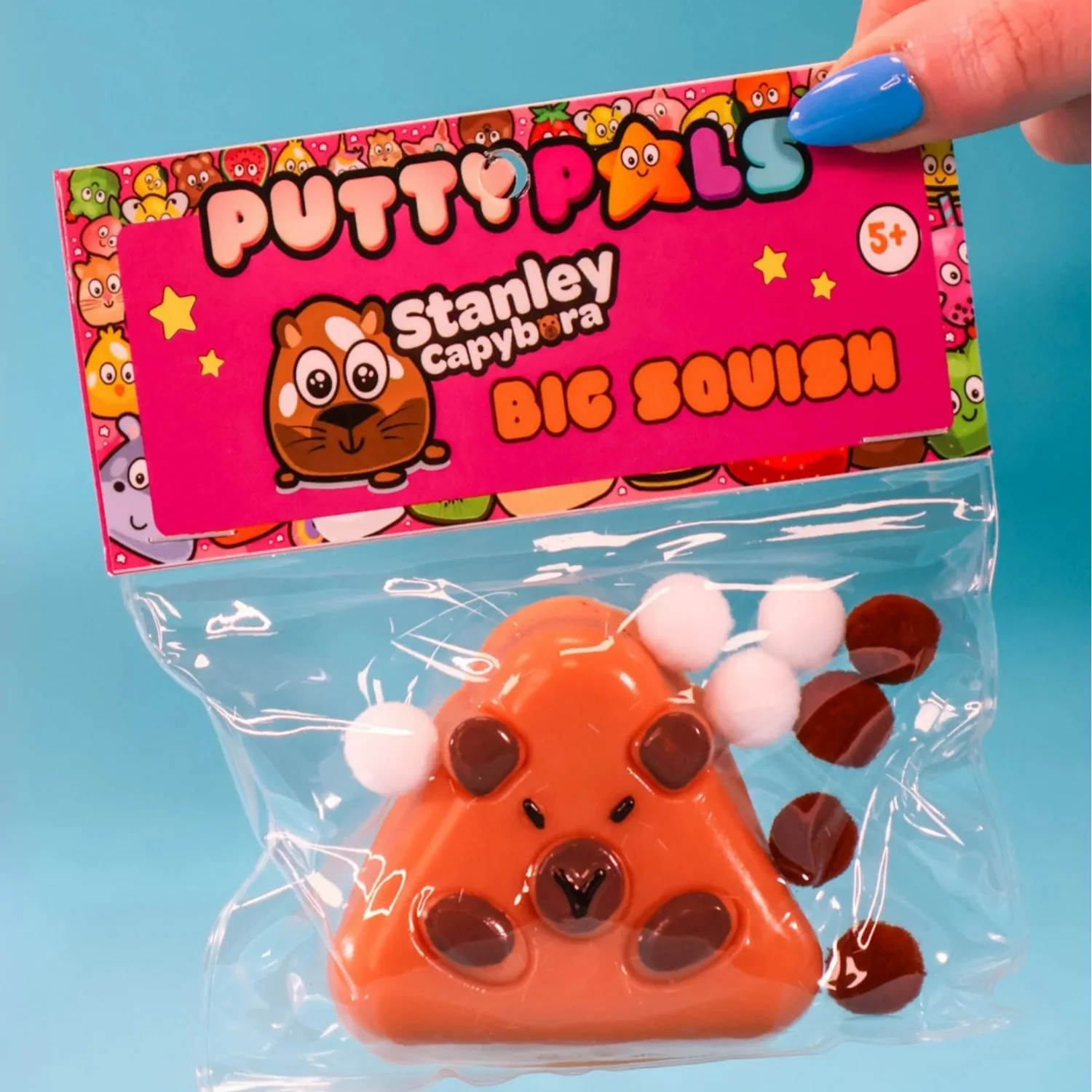 Slime Party Putty Pals Taba Squishies - Stanley The Capybara