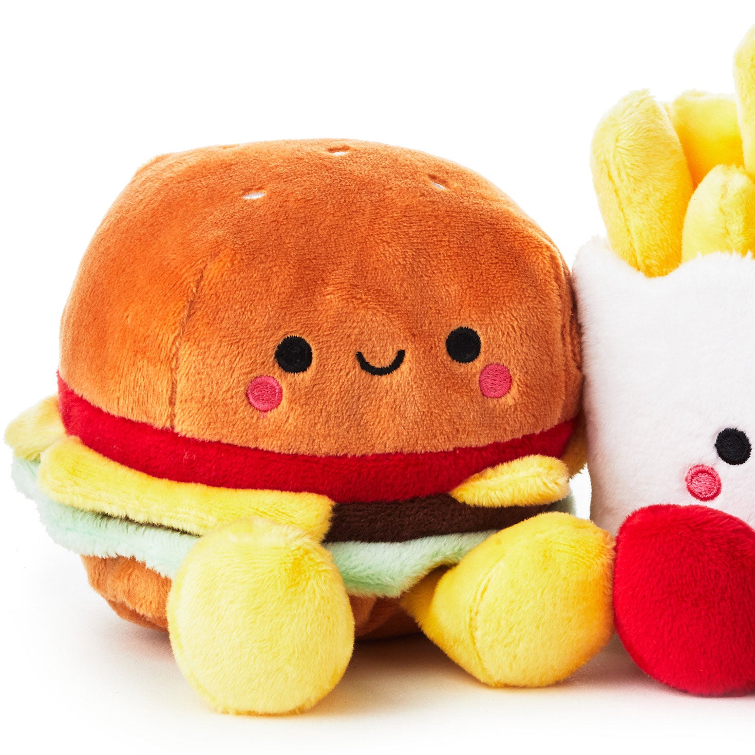 Better Together Burger & Fries Magnetic Soft Toy Pair