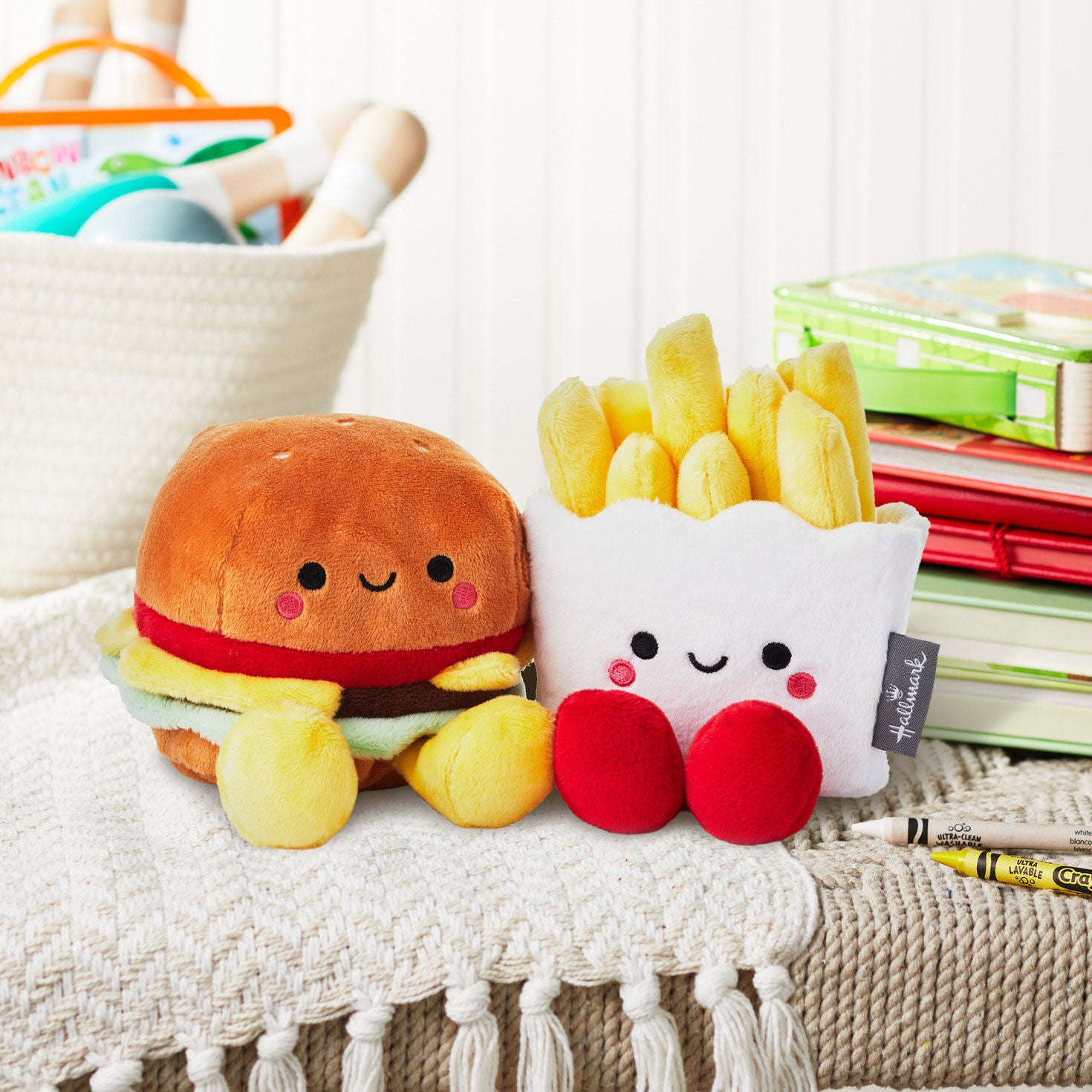 Better Together Burger & Fries Magnetic Soft Toy Pair