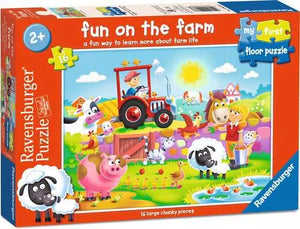 Ravensburger My First Floor Puzzle - Fun On The Farm My First 16Pc Floor Puzzle