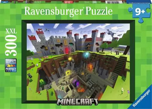Ravensburger Minecraft Cutaway Xxl 300 Piece Jigsaw Puzzle