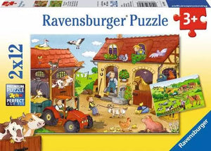 Ravensburger On The Farm 2X12 Piece Jigsaw Puzzles