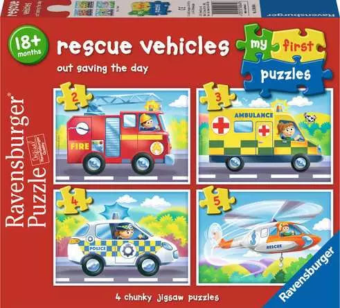 Ravensburger My First Puzzle Rescue Vehicles Jigsaw Puzzles