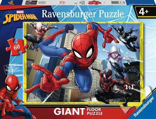 Ravensburger Marvel Spiderman, 60 Piece Giant Floor Jigsaw Puzzle