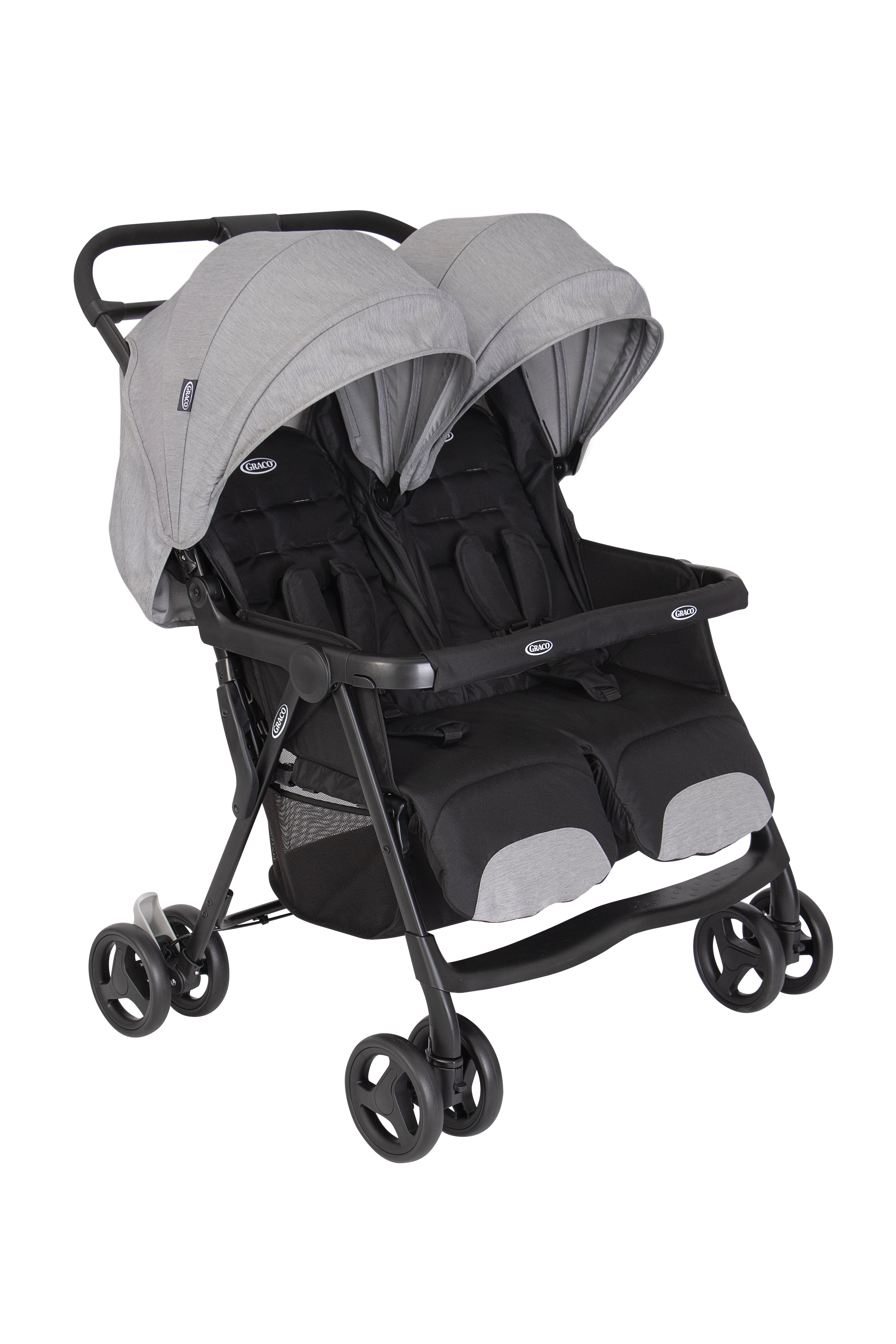Graco Duorider Lightweight Double Pushchair With Raincover