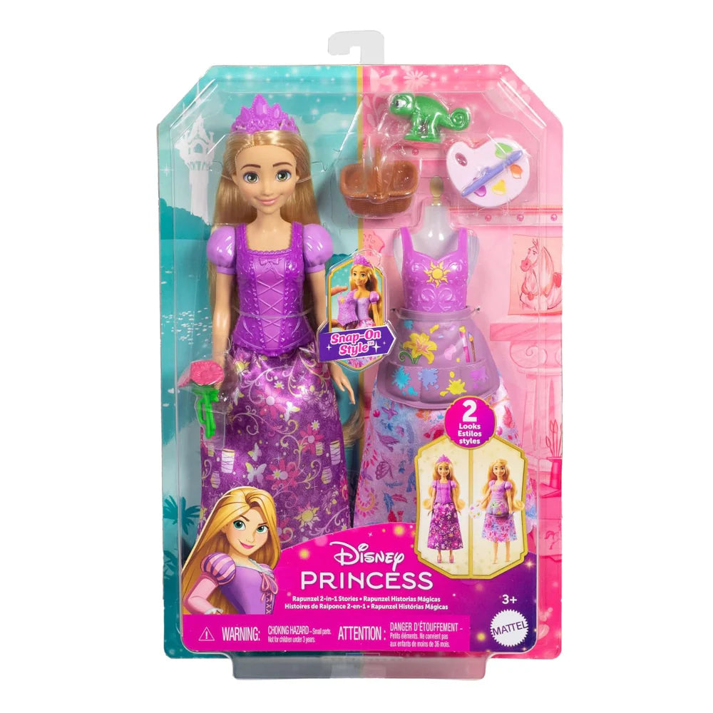 Disney Princess Fashion Doll 2-In-1 Stories Rapunzel 28Cm