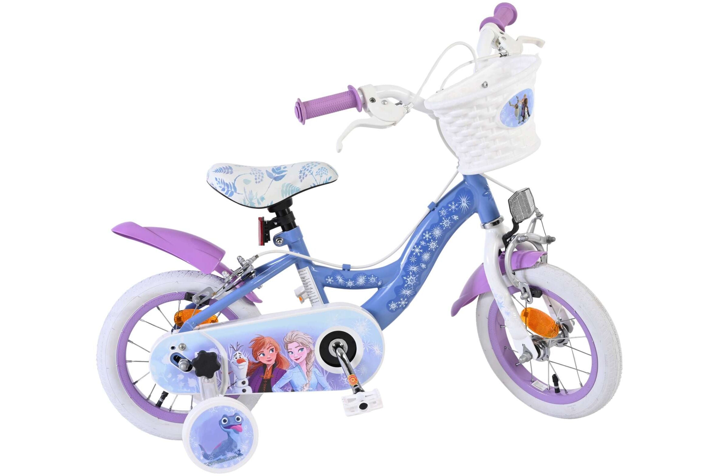 Disney Frozen 2 Children's Bicycle - 12 Inch - Blue/Purple