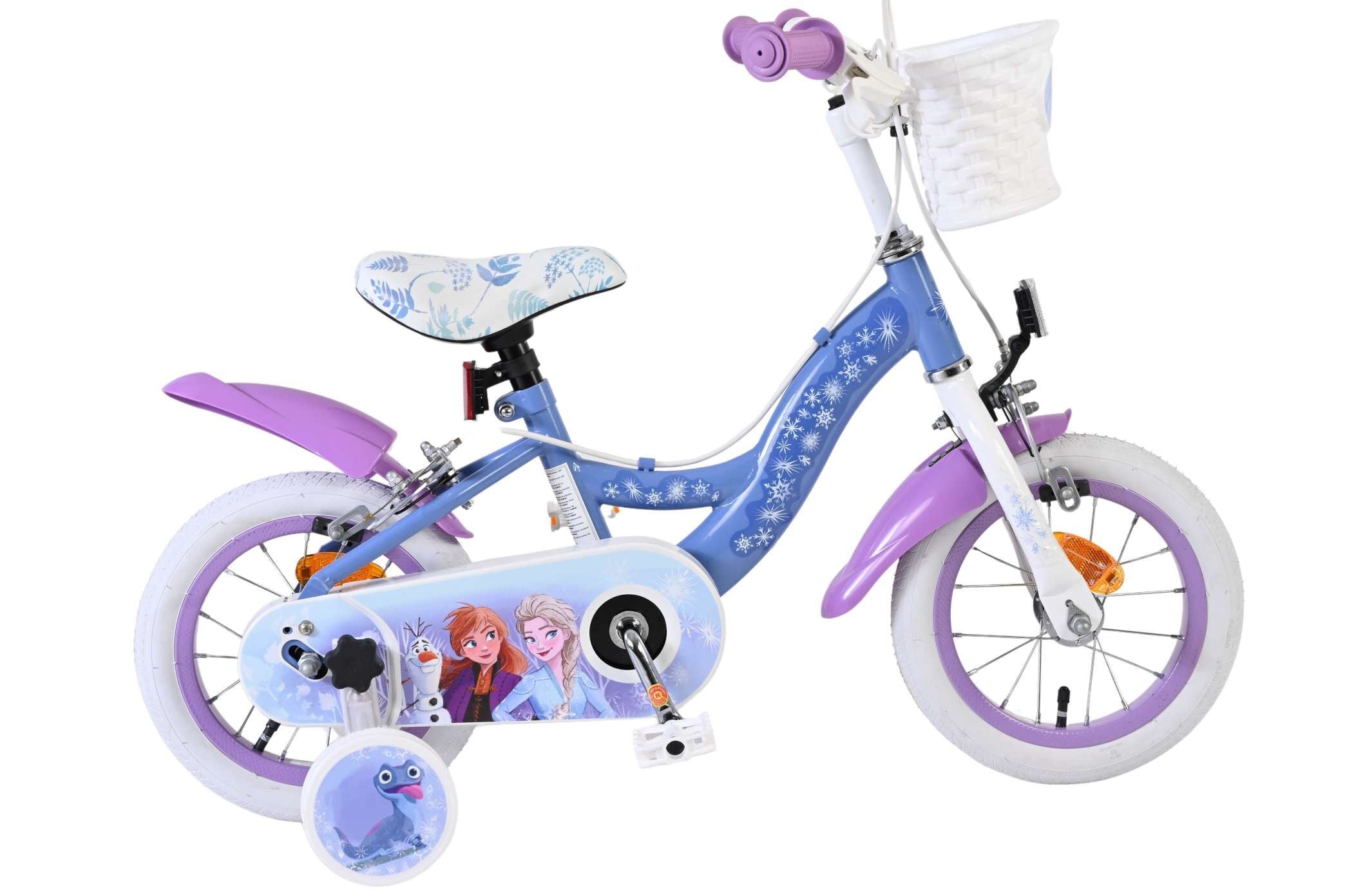 Disney Frozen 2 Children's Bicycle - 12 Inch - Blue/Purple