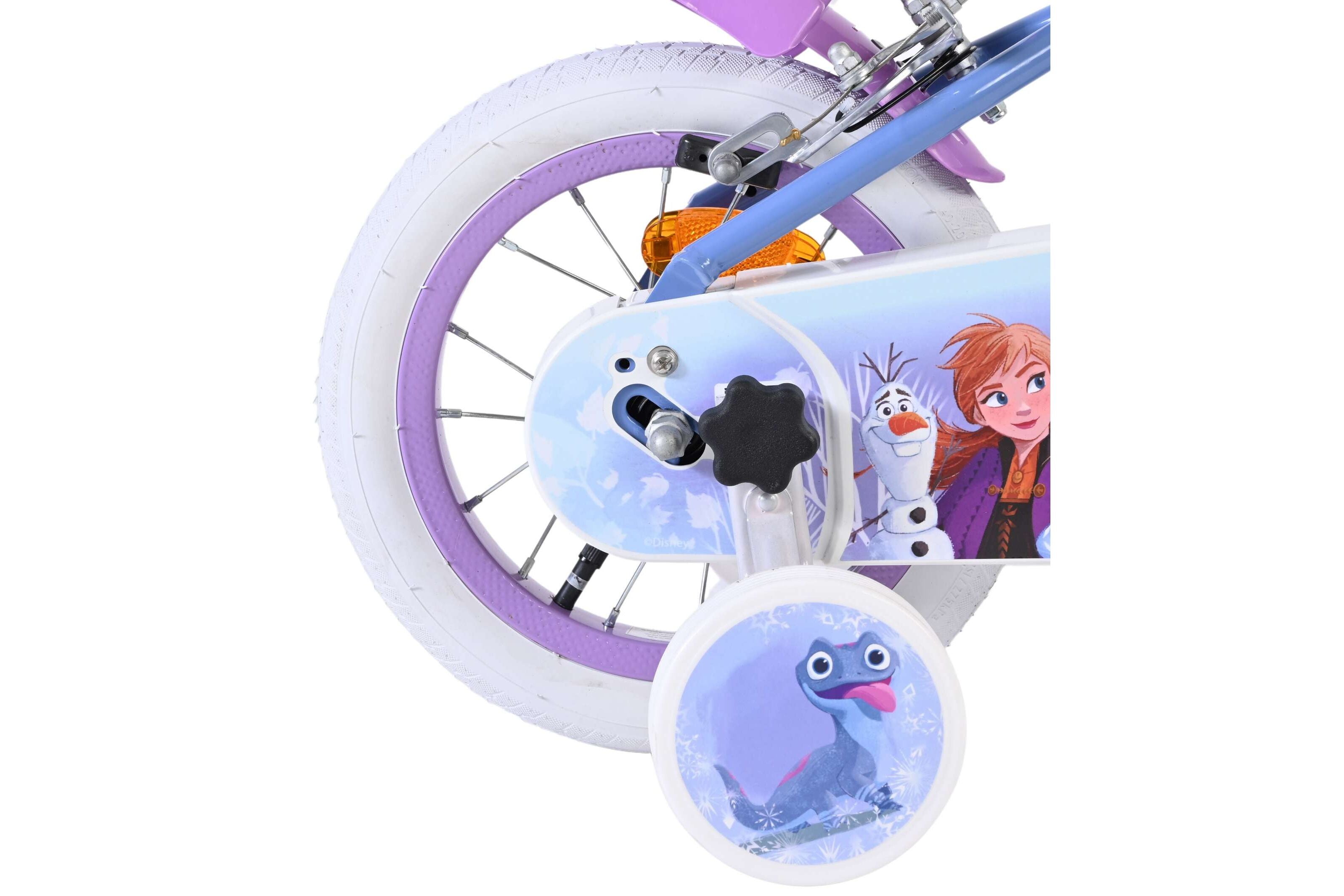 Disney Frozen 2 Children's Bicycle - 12 Inch - Blue/Purple