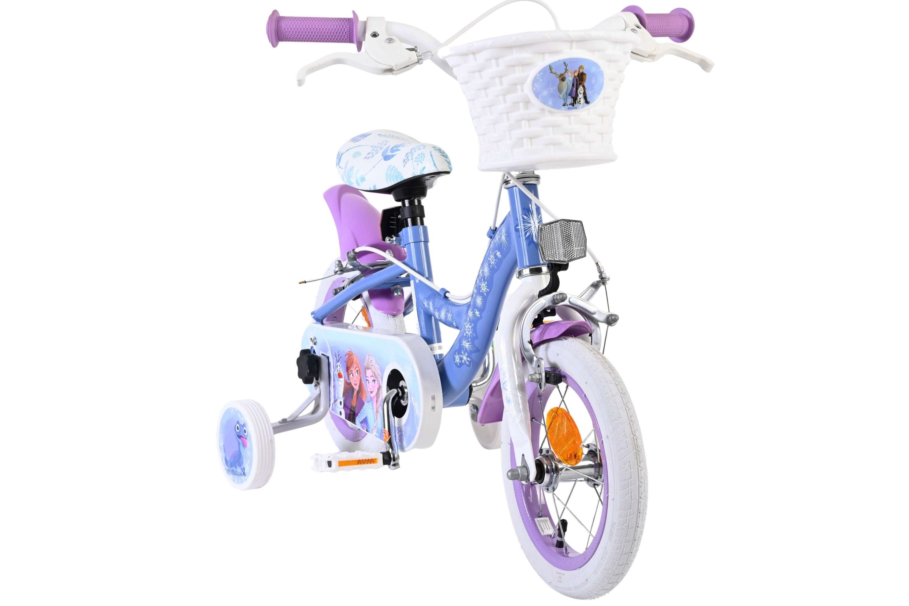 Disney Frozen 2 Children's Bicycle - 12 Inch - Blue/Purple