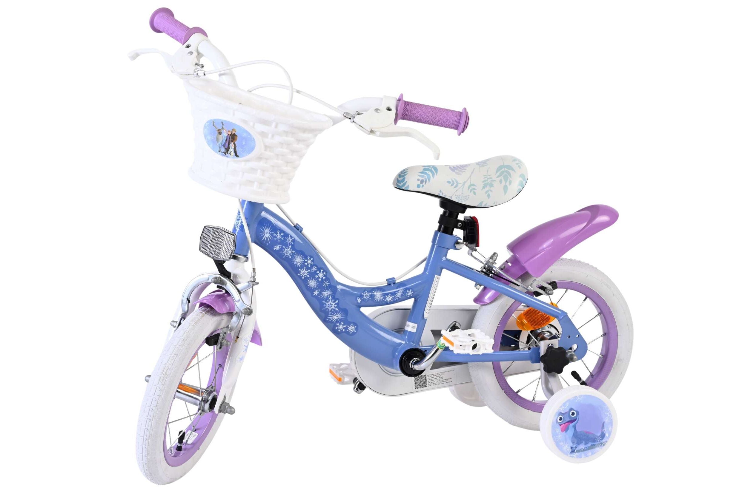 Disney Frozen 2 Children's Bicycle - 12 Inch - Blue/Purple