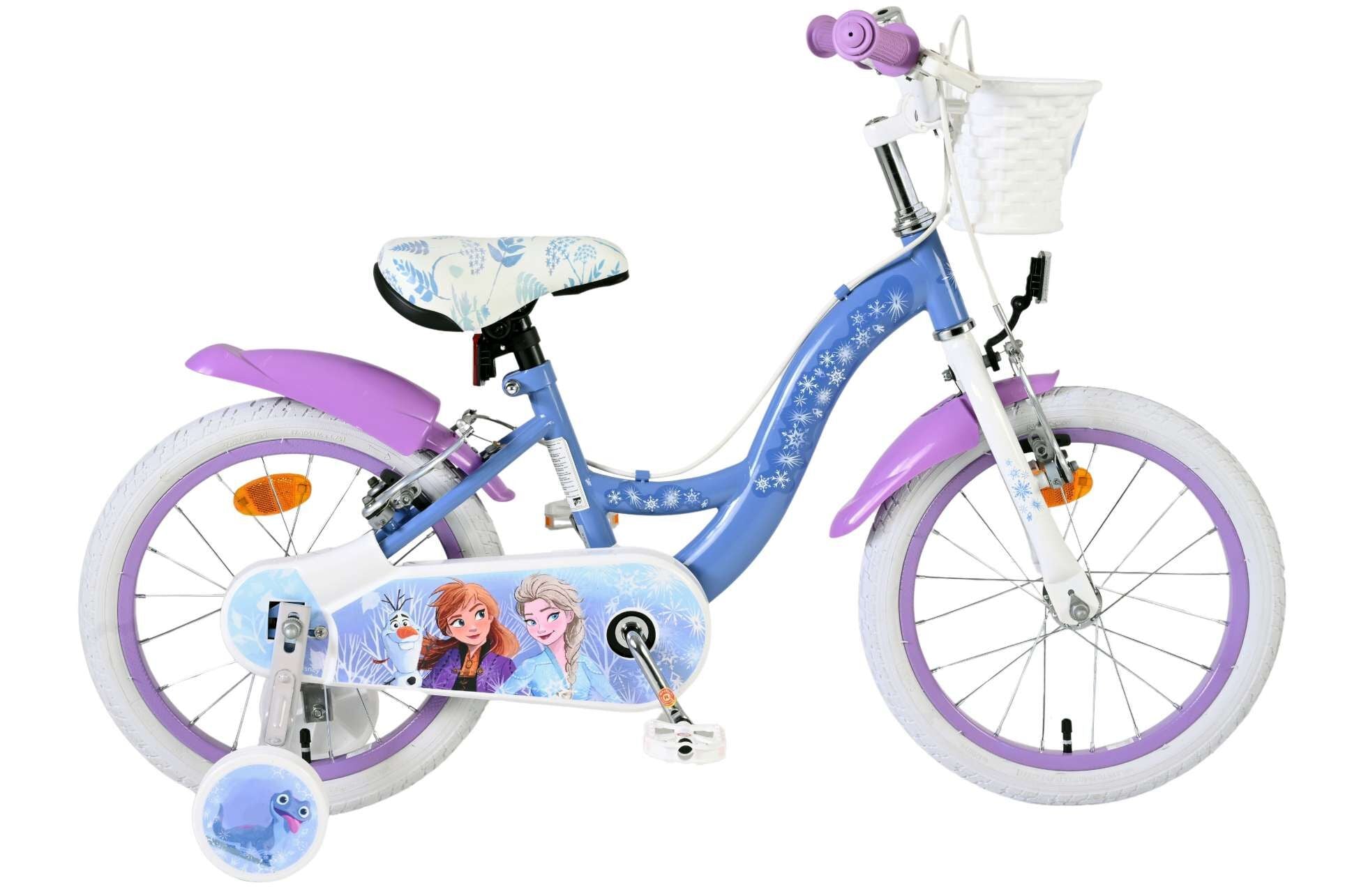 Disney Frozen 2 Children's Bicycle - 16 Inch - Blue/Purple