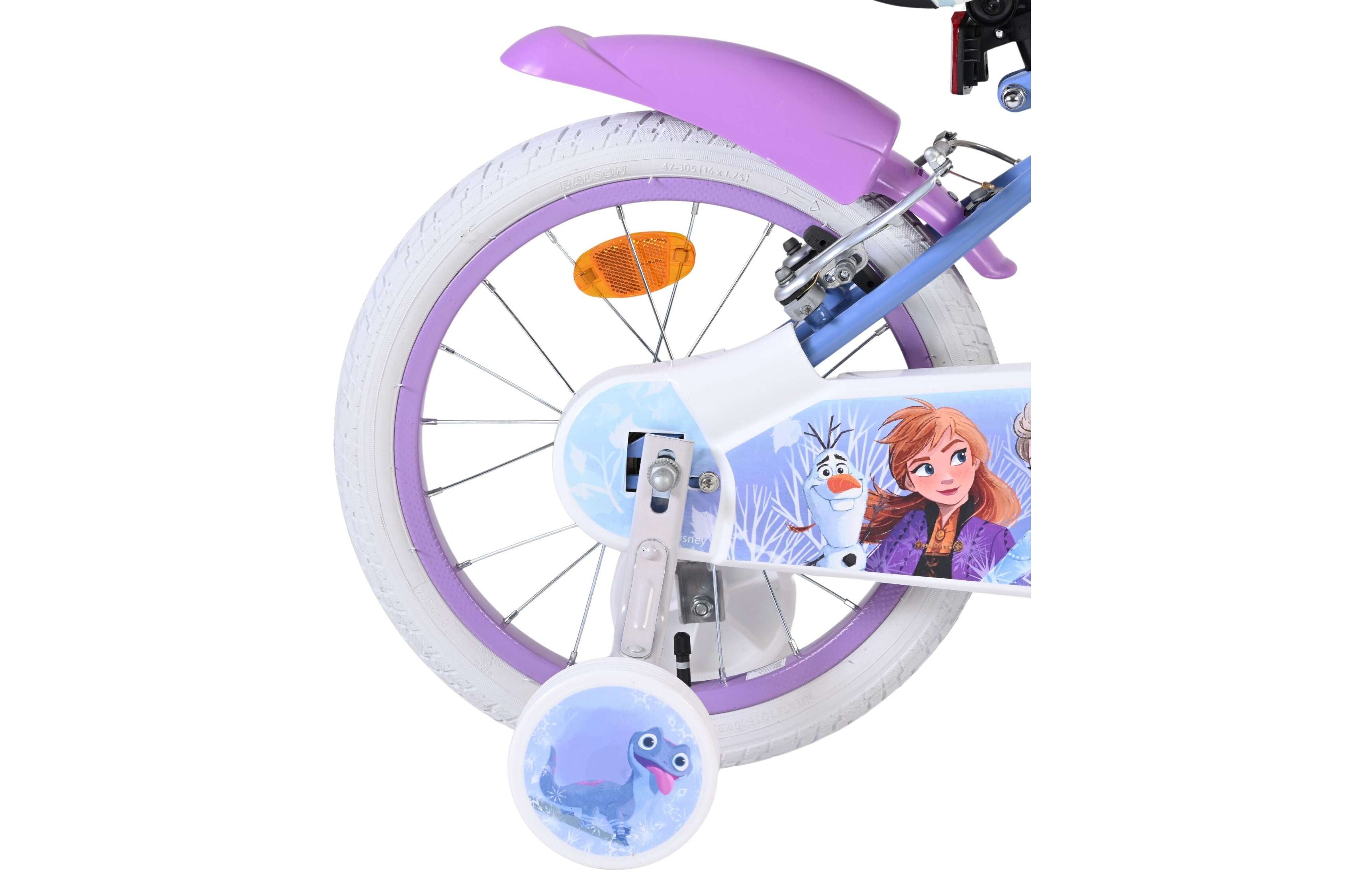 Disney Frozen 2 Children's Bicycle - 16 Inch - Blue/Purple