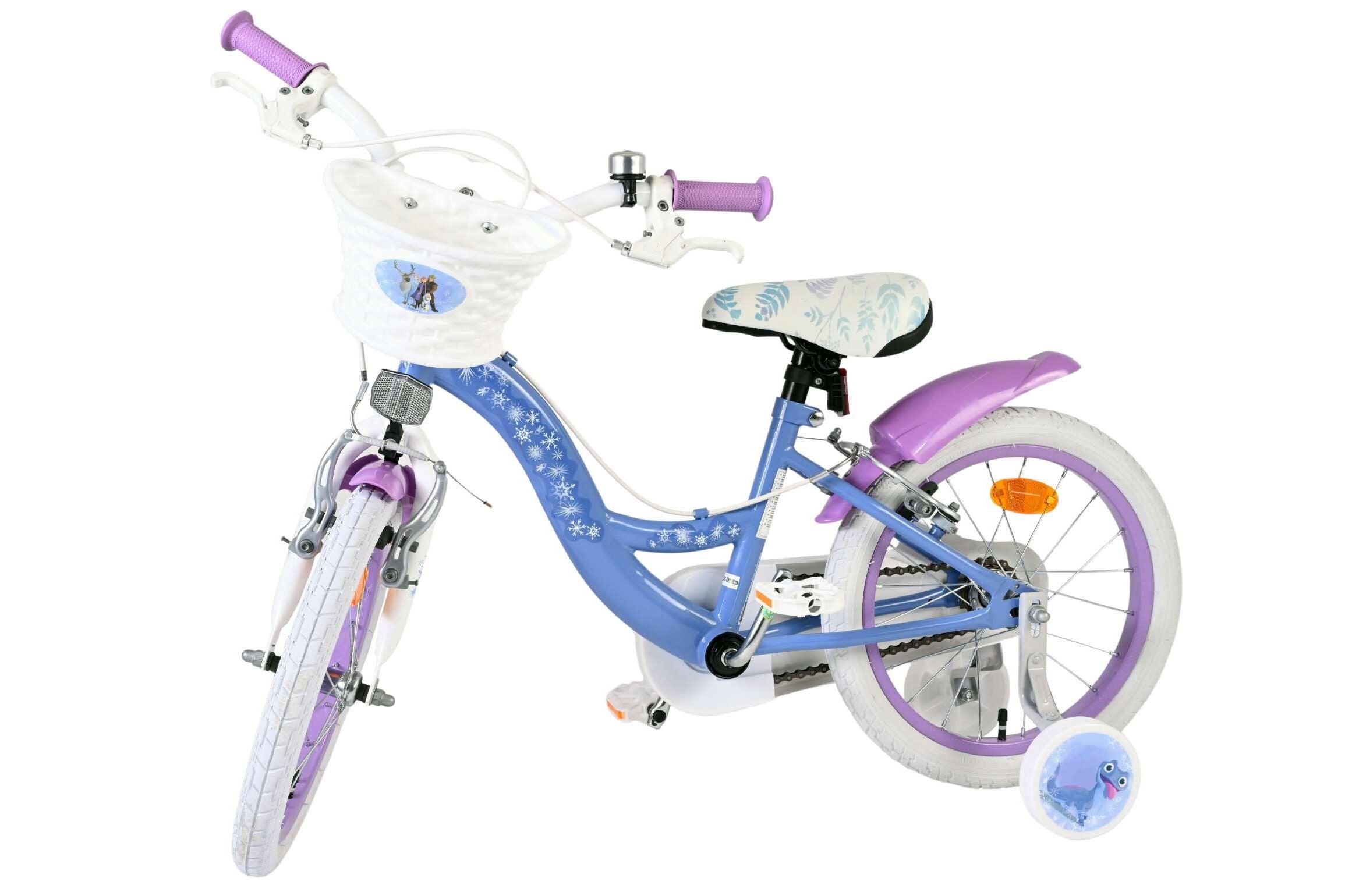 Disney Frozen 2 Children's Bicycle - 16 Inch - Blue/Purple