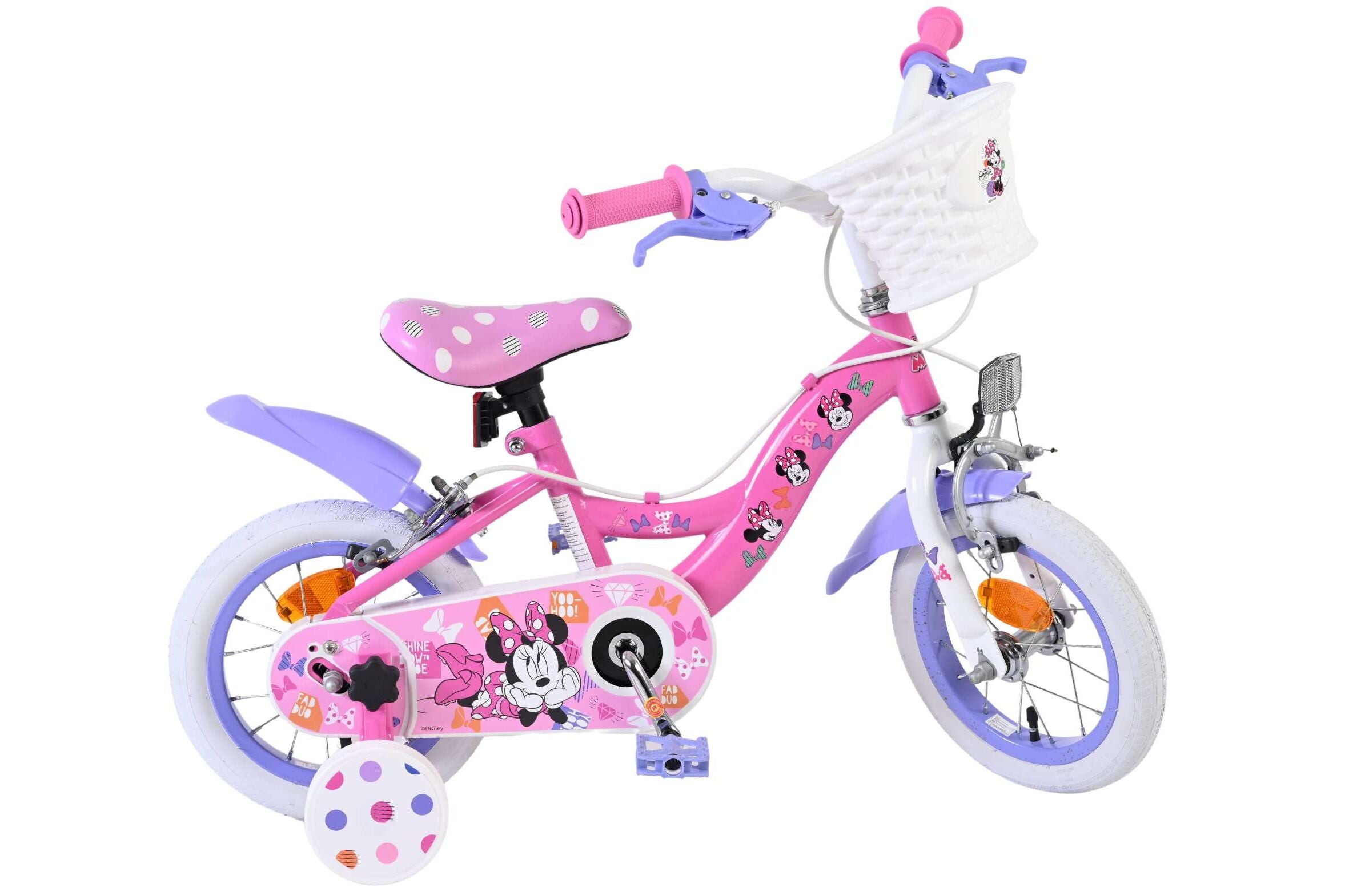 Disney Minnie Cutest Ever! Children's Bicycle - 12 Inch - Pink