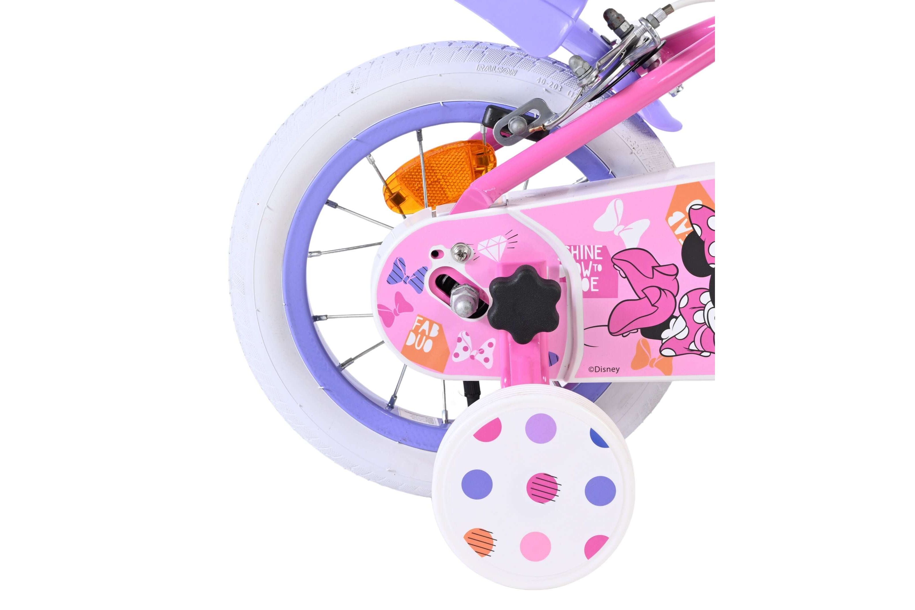 Disney Minnie Cutest Ever! Children's Bicycle - 12 Inch - Pink