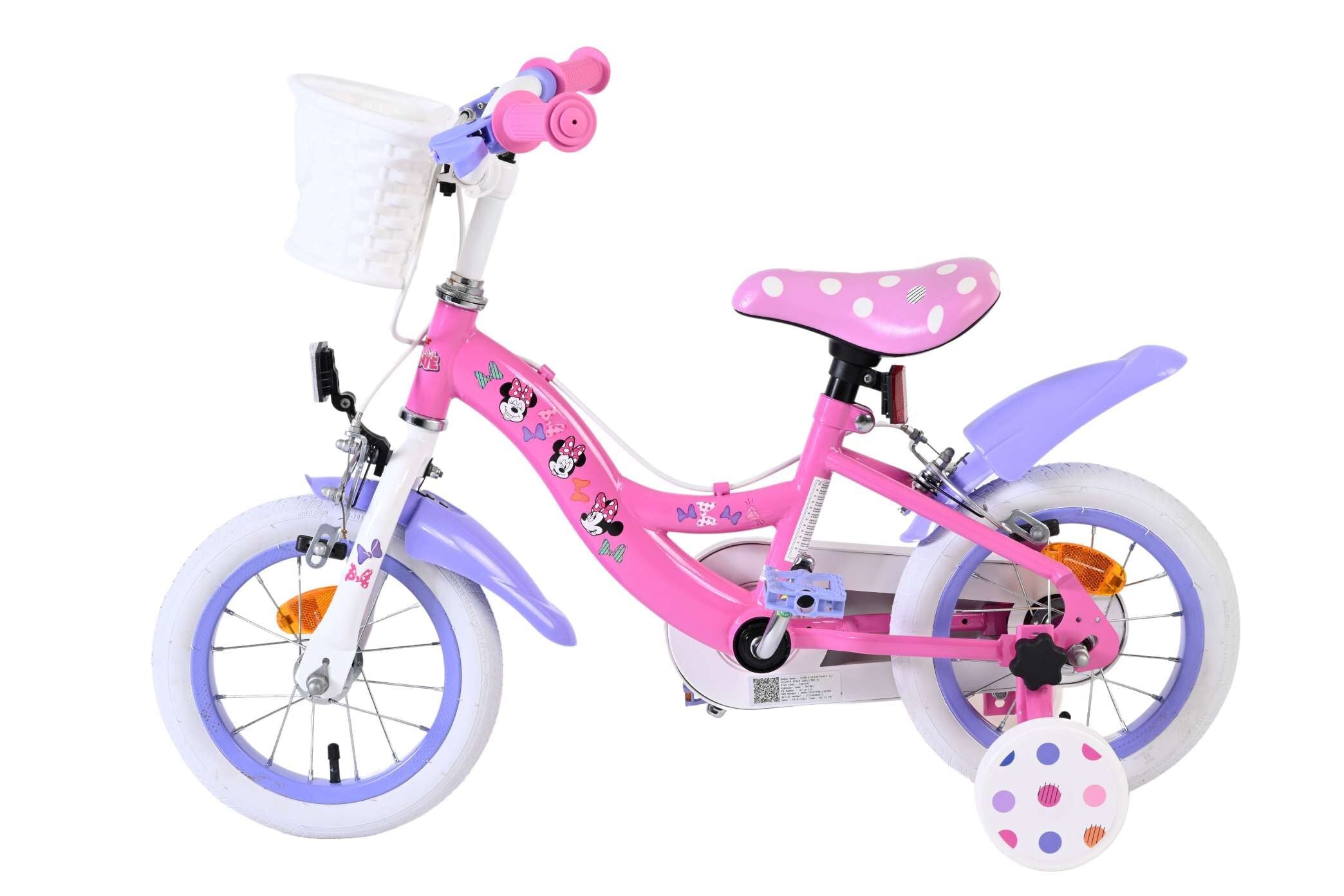 Disney Minnie Cutest Ever! Children's Bicycle - 12 Inch - Pink