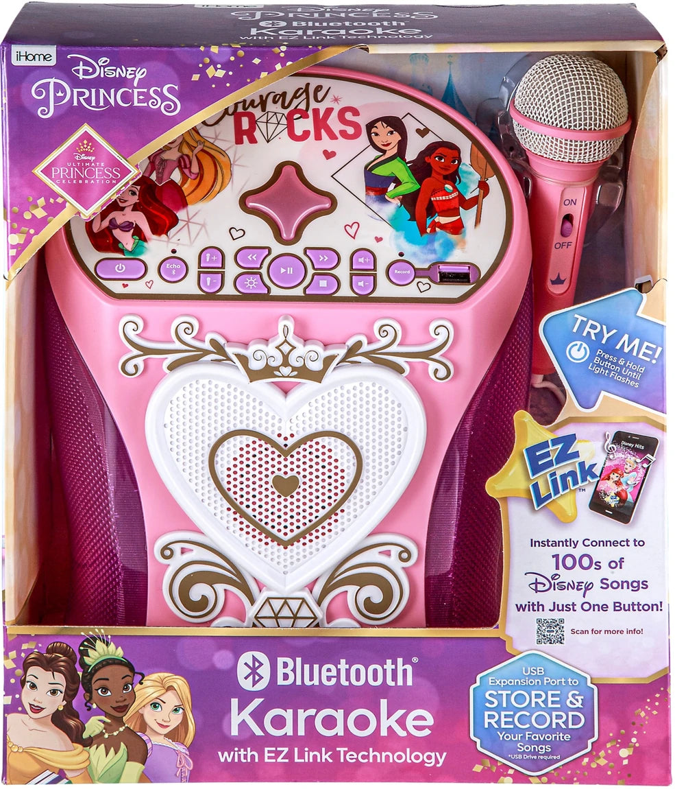 Disney Princess Ez Link Bluetooth Karaoke Machine