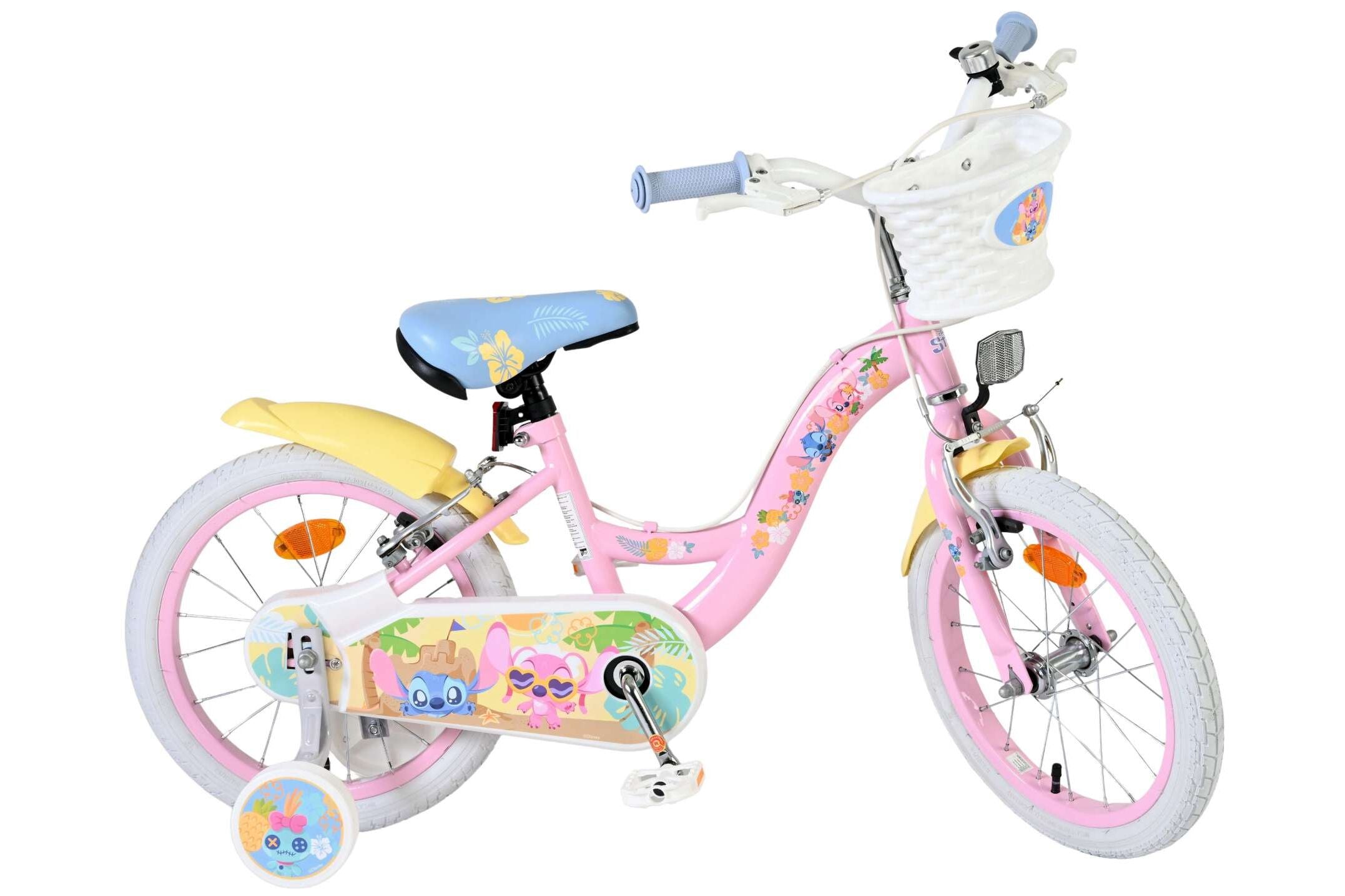 Disney Stitch Children's Bicycle - 16 Inch - Pink