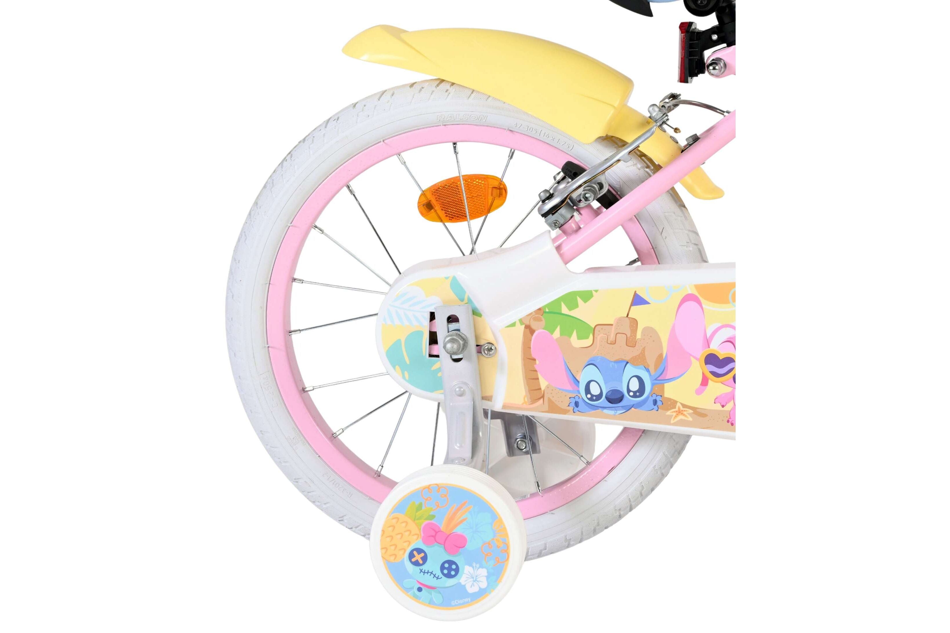 Disney Stitch Children's Bicycle - 16 Inch - Pink
