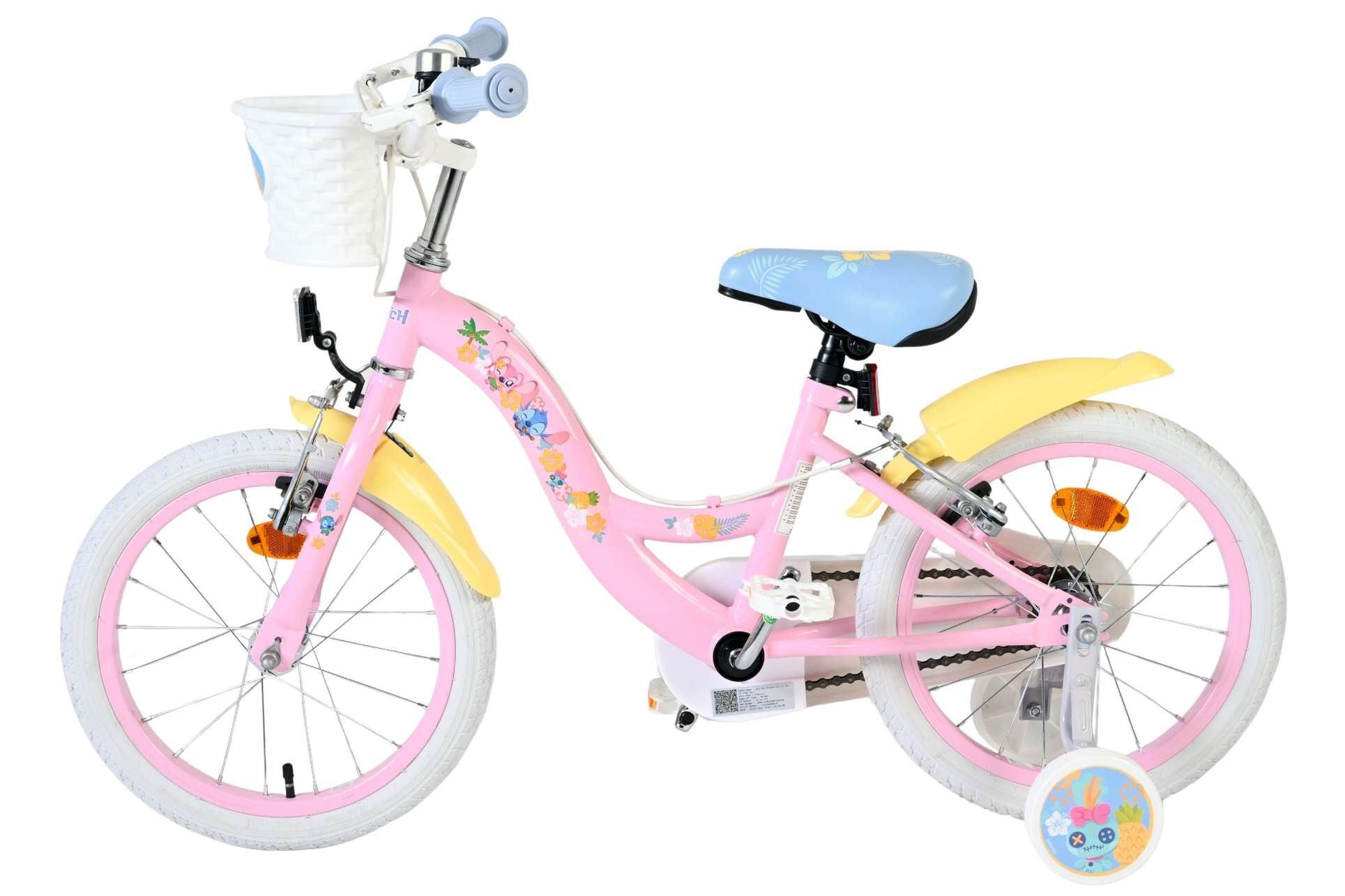 Disney Stitch Children's Bicycle - 16 Inch - Pink
