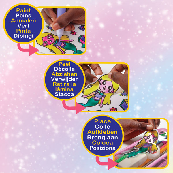 Colour Your Own Stickers Pack - Fairytale