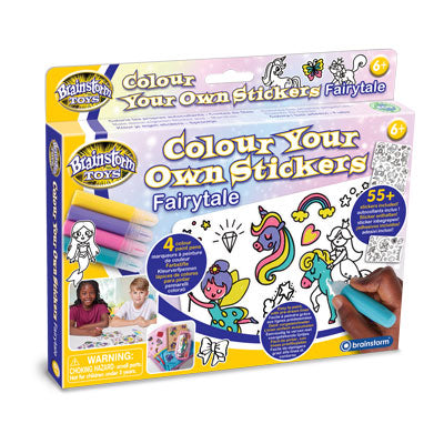 Colour Your Own Stickers Pack - Fairytale