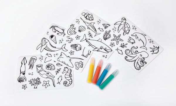 Colour Your Own Stickers – Sea Creatures