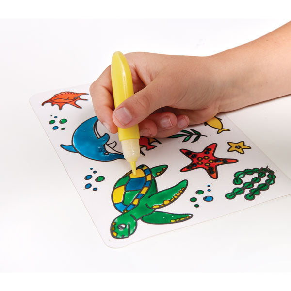 Colour Your Own Stickers – Sea Creatures