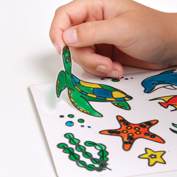 Colour Your Own Stickers – Sea Creatures