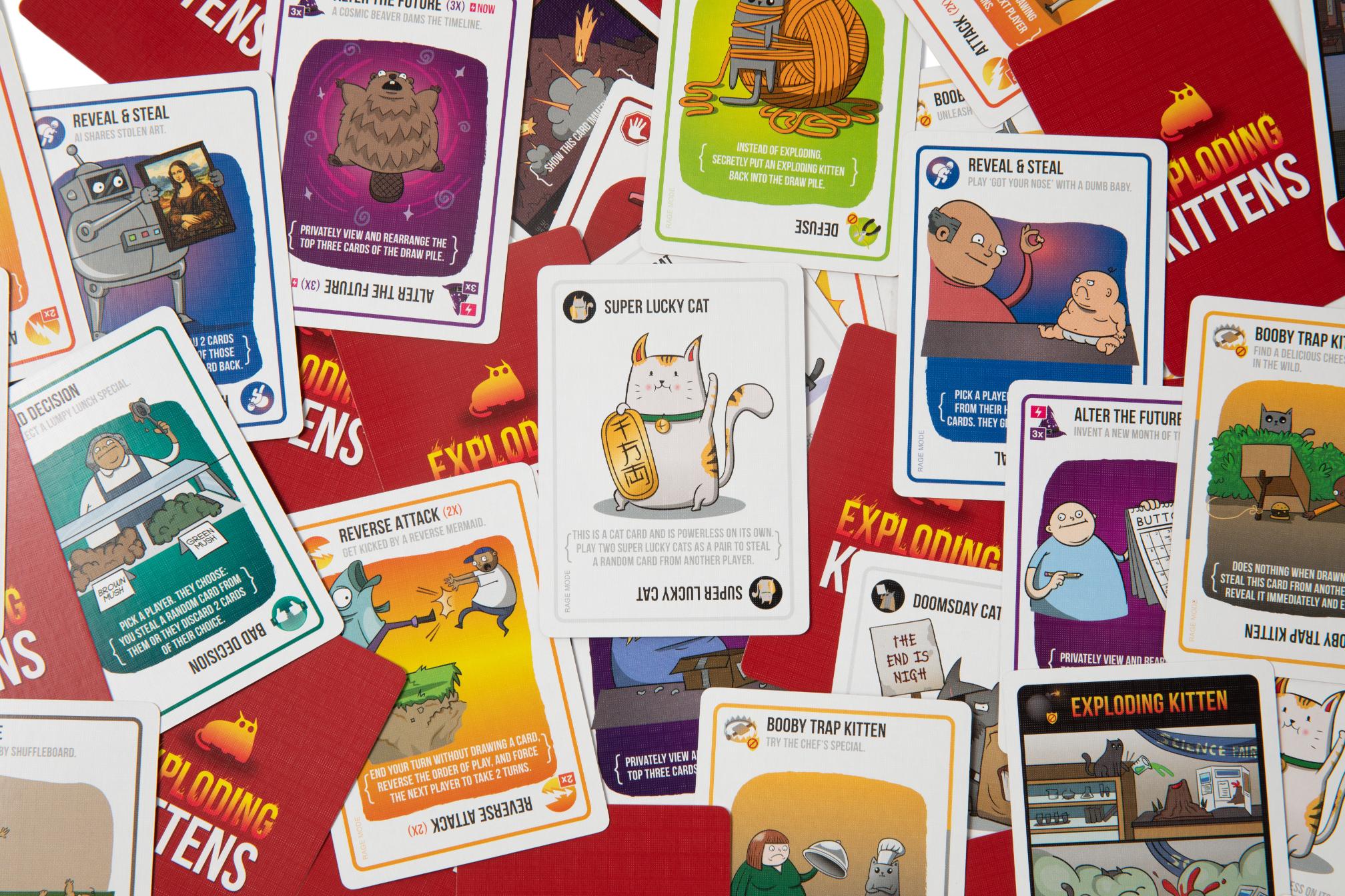 Exploding Kittens Rage Mode Card Game