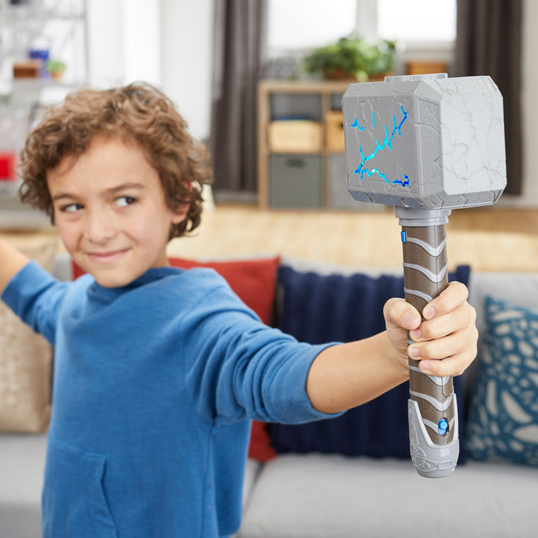 Marvel Studios’ Thor: Love And Thunder Mighty Fx Mjolnir Electronic Hammer