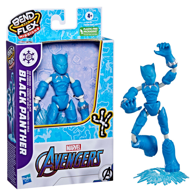 Marvel Avengers Bend And Flex Missions 6-Inch Bendable Action Figures