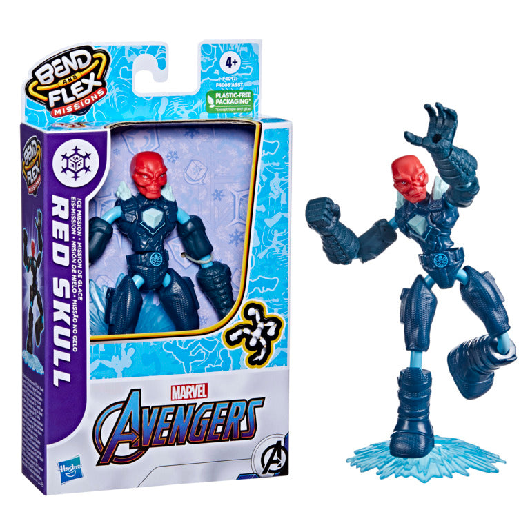 Marvel Avengers Bend And Flex Missions 6-Inch Bendable Action Figures
