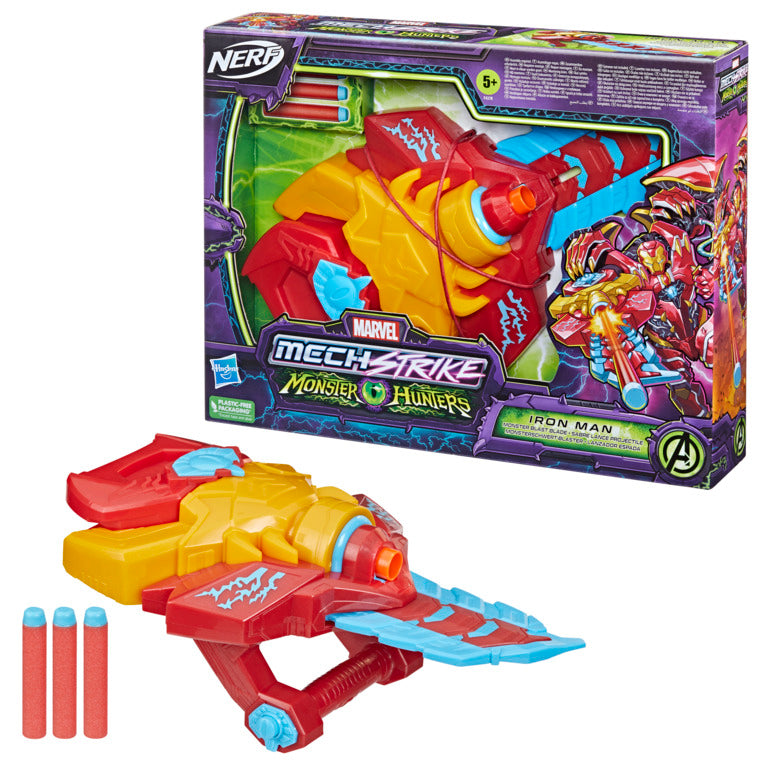 Marvel Mech Strike Monster Hunters Iron Man Monster Blast Blade