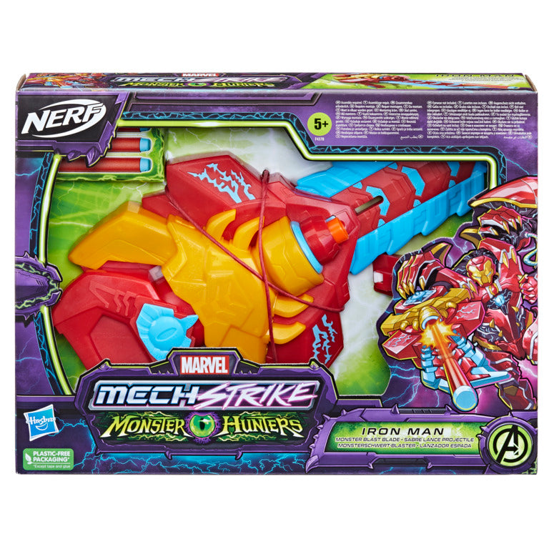 Marvel Mech Strike Monster Hunters Iron Man Monster Blast Blade