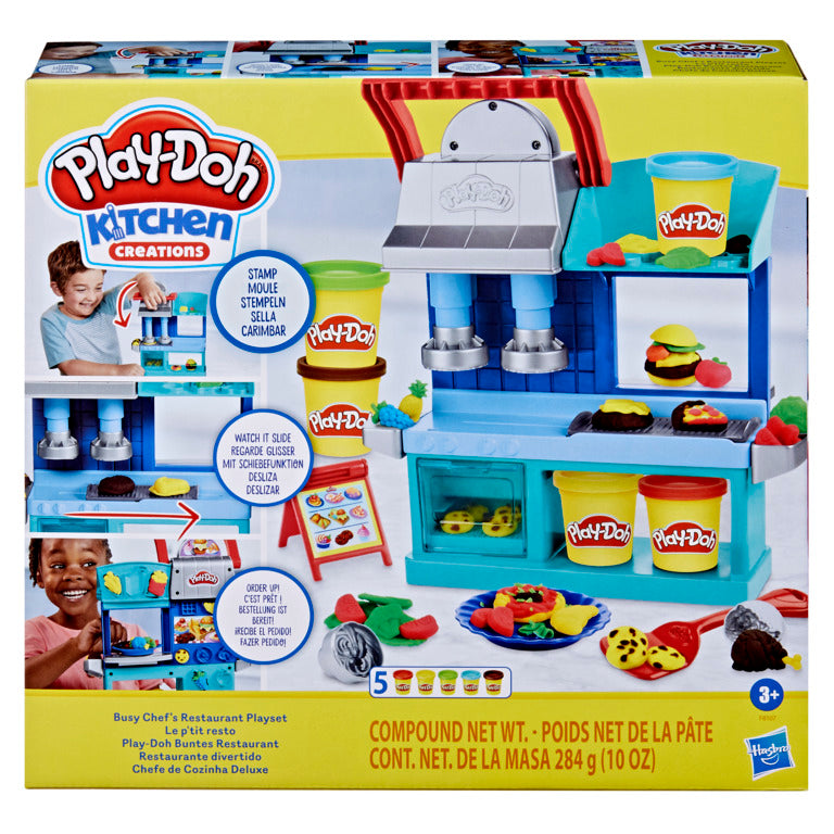 Play-Doh Kitchen Creations Busy Chef's Restaurant Playset 2-Sided
Kitchen Playset